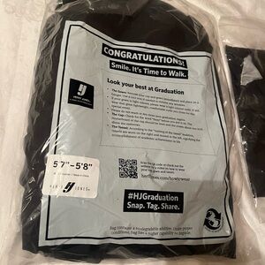 Black Graduation Cap & Gown